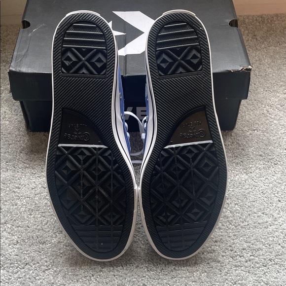 Blue High-Top Sneakers - Picture 2 of 3